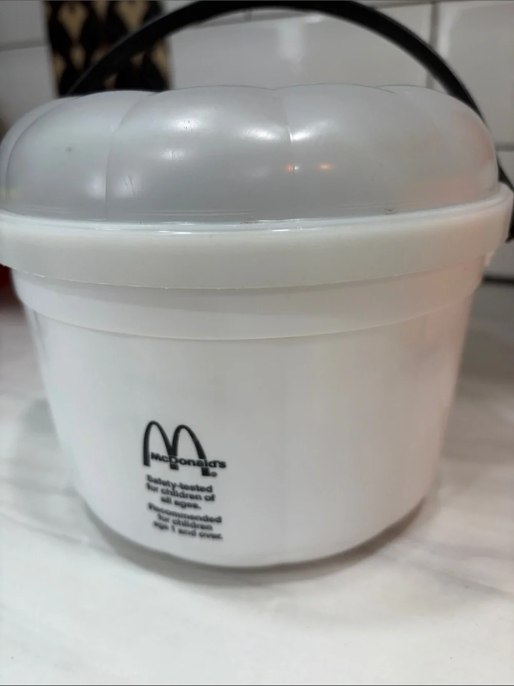 McDonald’s vintage Halloween Ghost bucket Craft Kit